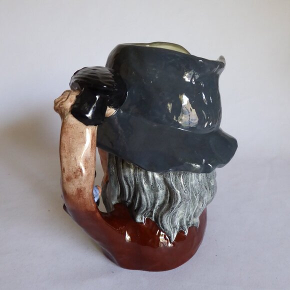 VINTAGE 1954 ROYAL DOULTON ENGLAND TOBY JUG RIP VAN WINKLE PORCELAIN PITCHER - Picture 8 of 14